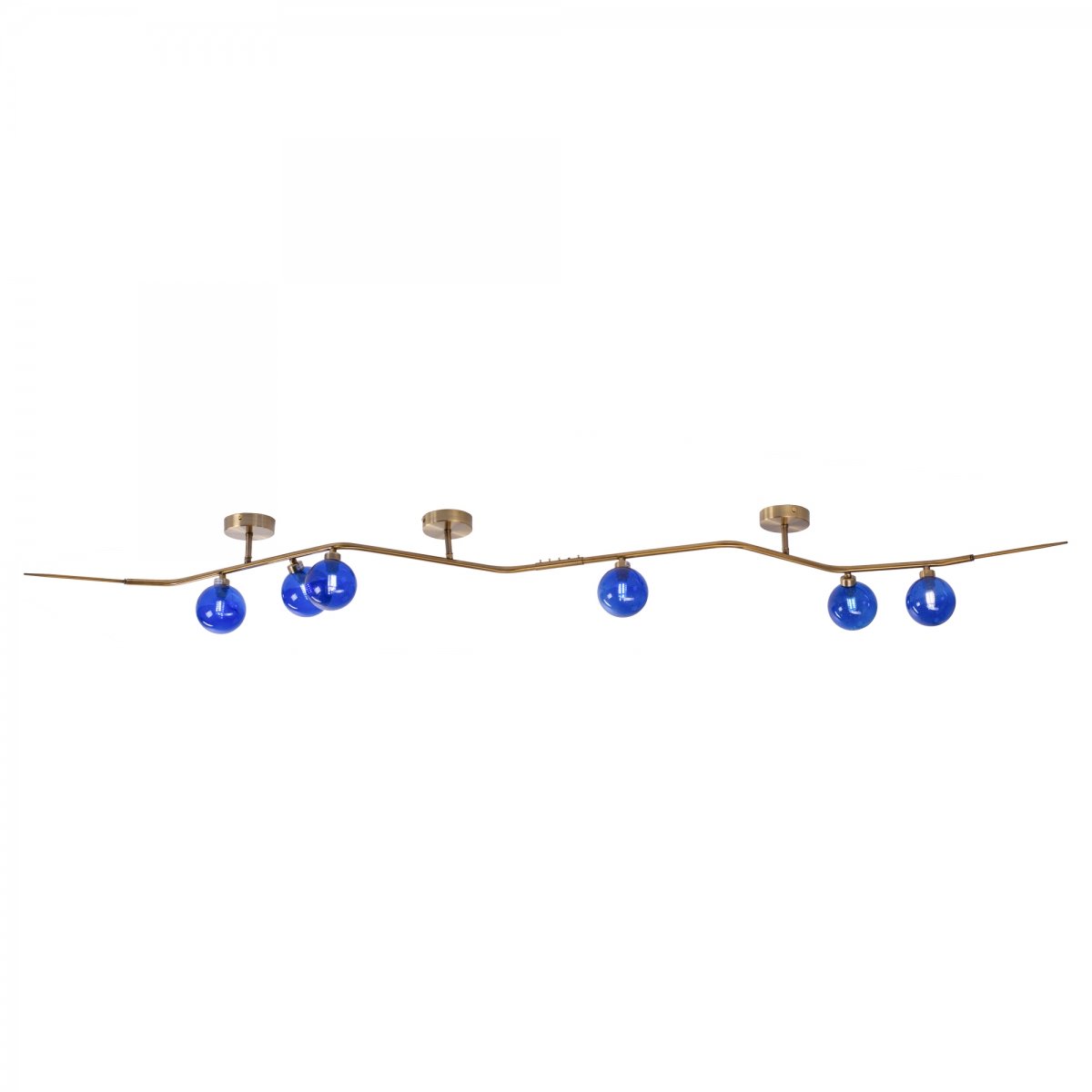 Бра Lindsey Adelman Cherry FLUSH MOUNT Wall Lamp blue 44.380-0 Loft-Concept