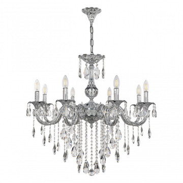 Люстра с хрустальными подвесками AL79101/8/250 B NW Bohemia Ivele Crystal