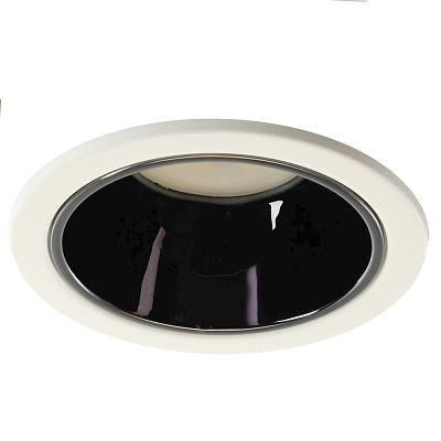 Светильник встраиваемый Feron DL3102 потолочный MR16 G5.3 белый + черный хром