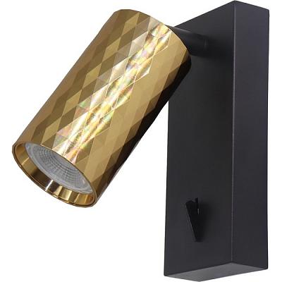 Спот Feron ML1880 PRISM 48671 35W, GU10, золото и чёрный Feron