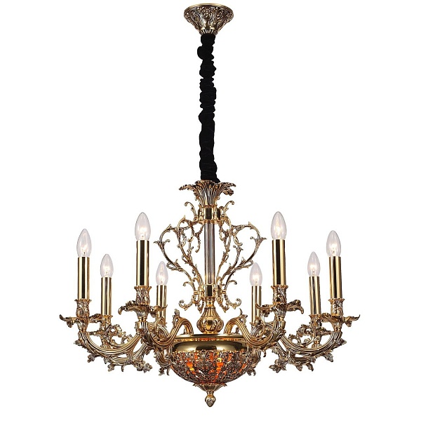 Люстра подвесная Lucia Tucci FIRENZE 1780.8.2 antique gold