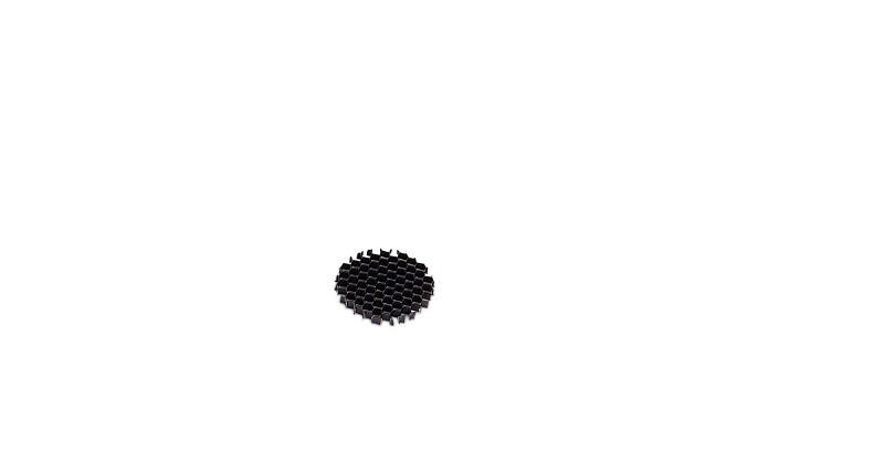 Антислепящая решетка для SPACE-Track system, Alpha, DL20295WW10, черный Donolux Honeycomb DL20295WW10B