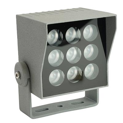 Светодиодный светильник ландшафтно-архитектурный Feron LL-896  AC220-240 9W 6400K IP66 квадрат