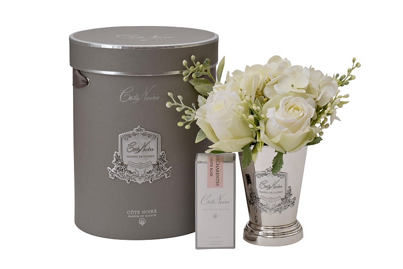 96CN-SP001 Диффузор Летний белый (Summer Posy white), спрей Шарантская роза (Charente rose) 2*5 мл