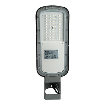 Светодиодный уличный консольный светильник Feron SP3070 30W 5000K 90-300V, серый