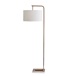 Торшер с белым плафоном Garda Light 22-89017FL