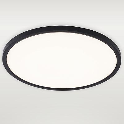 Светодиодный ультратонкий светильник люстра 30W, черный Natali Kovaltseva LED LAMPS 81114/4C