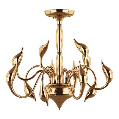 Люстра Illuminati Meta Swan MX8098-12A gold