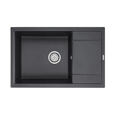 Мойка гранитная VERLASS PM317850-BL, черный, 780х500, Paulmark