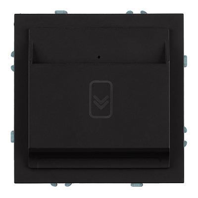 Выключатель карточный (механизм), STEKKER, 250В, 40А, серия Эмили, RSW40-5114-05, черный уголь, soft