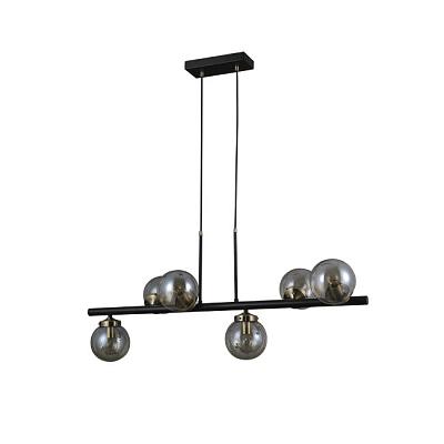 Люстра подвесная Seven Fires MEOLO SF4007/6P-BK-AB