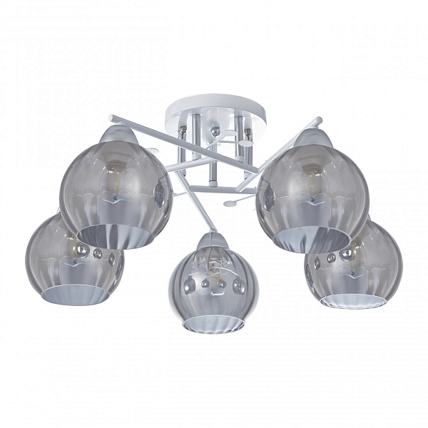 Люстра потолочная с плафонами 326508/5 WH+CR Arte Milano
