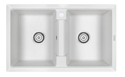 Мойка гранитная ZWILLING PM238150-WH, белый, 810х500, Paulmark