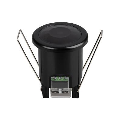 Инфракрасный датчик движения Arlight NAVE-PIR-BUILT-R50-400W-BK (230V, 1.7A, MINI, IP20) (Пластик) 0