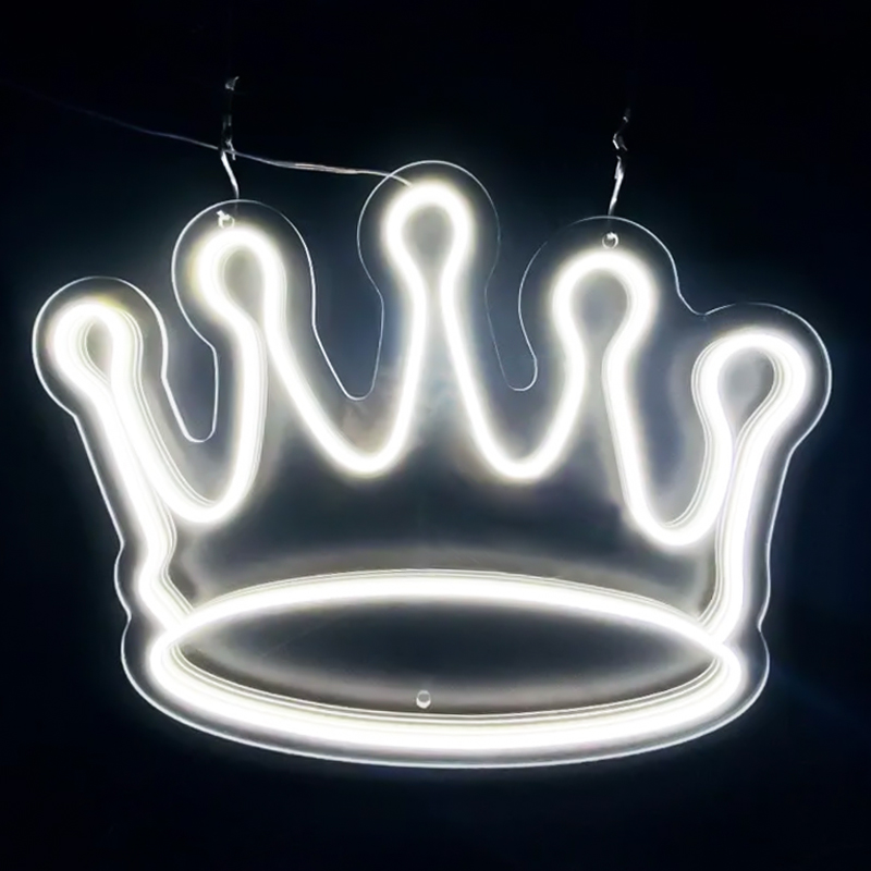 Неоновая настенная лампа Crown Neon Wall Lamp Loft-Concept 46.202-2