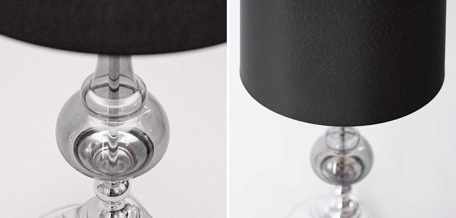 Настольная лампа Renard Table Lamp Black с абажуром Loft-Concept 43.1084