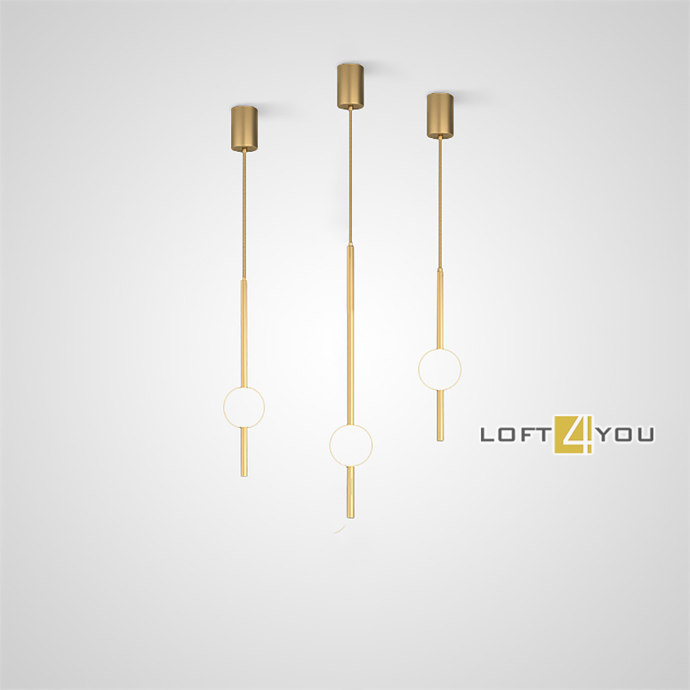 Светильник подвесной Loft4You Lee Broom Orion Brass L09420