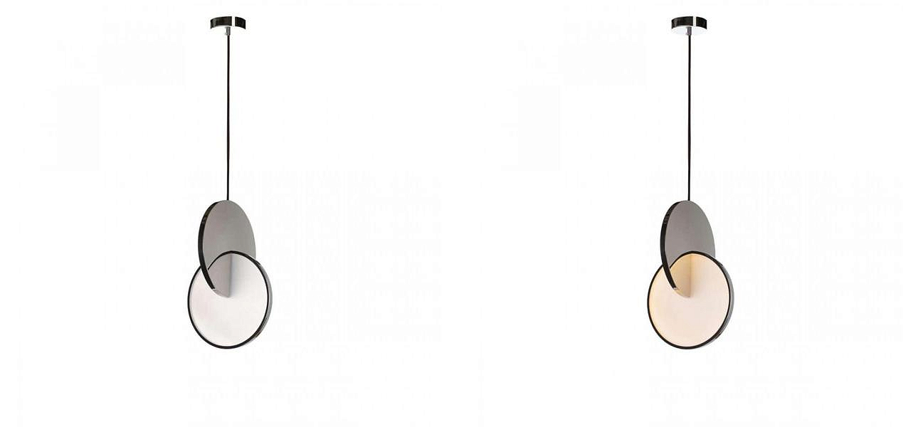 Подвесной светильник Eclipse Pendant Light Сhrome Loft-Concept 40.5979-3