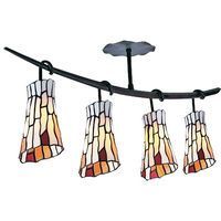 ST-5450/4C — Люстра потолочная ST Luce, 4 плафона, разноцветный, бронза