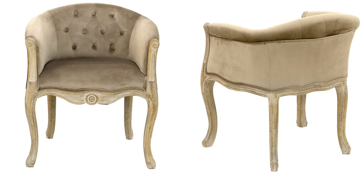 Кресло French Provence Armchair Roderic beige 01.736