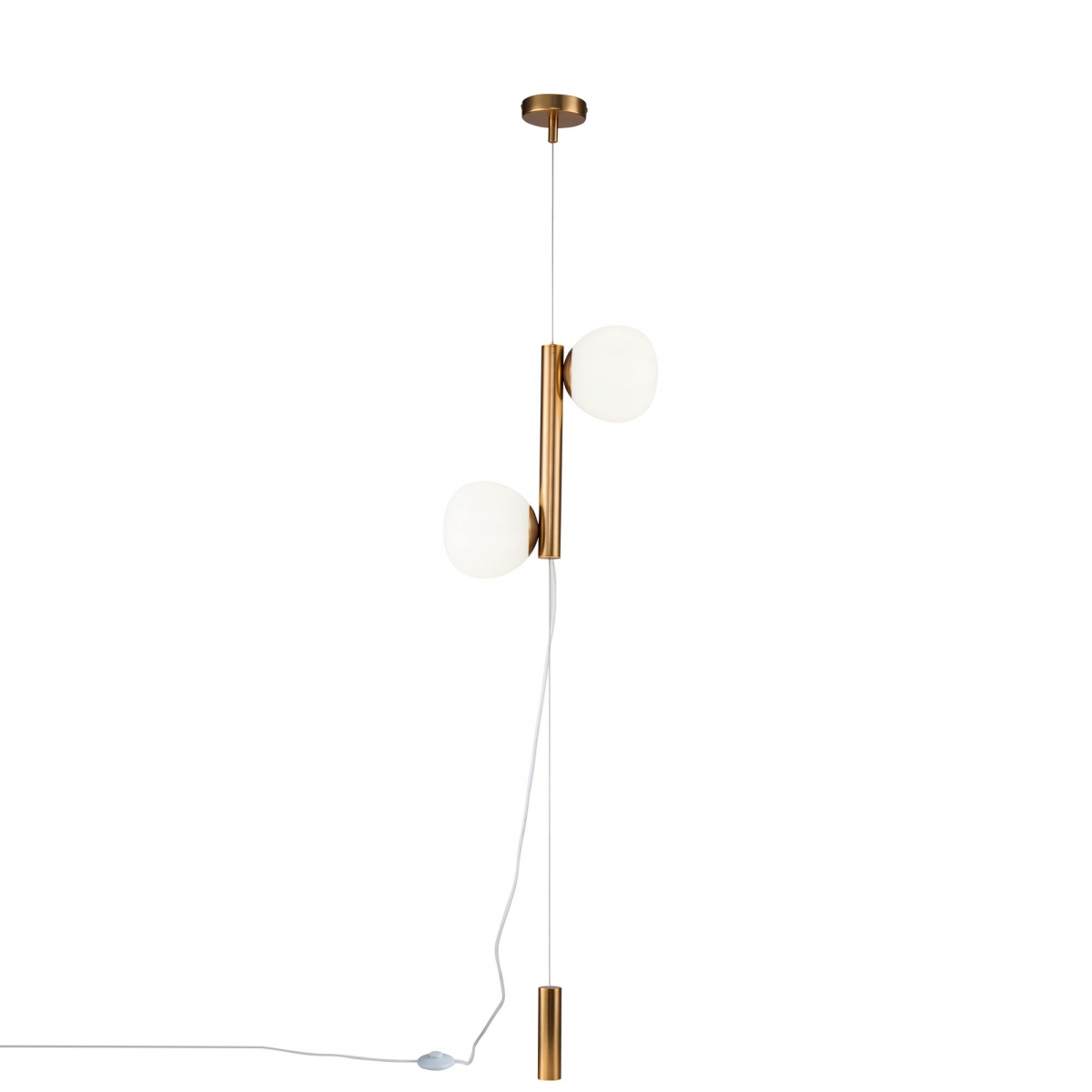 Торшер Tiepolo Ball Floor Lamp Double gold 41.232-3 Loft-Concept
