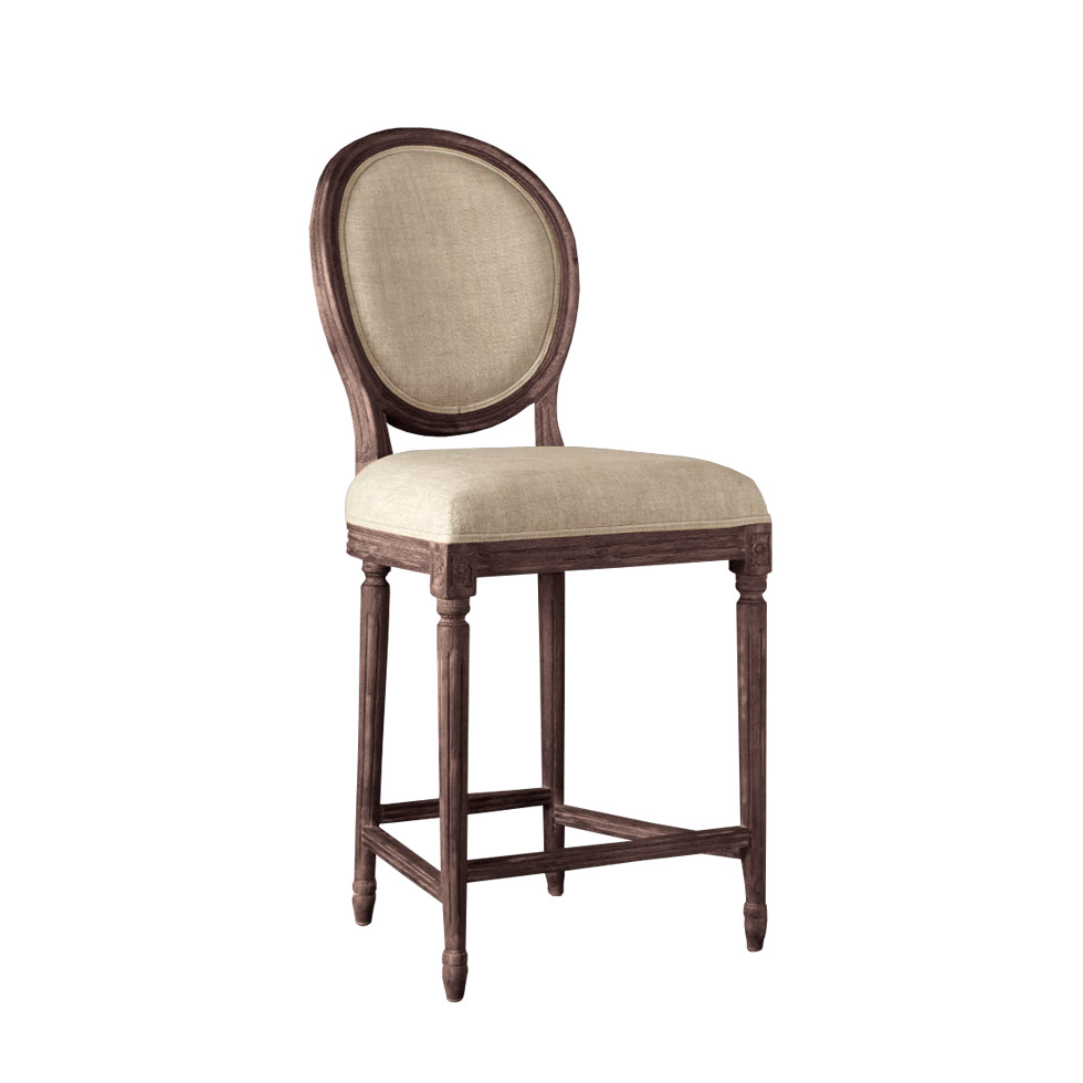 Барный стул Gramercy Home Louis 446.001-BRN-F01