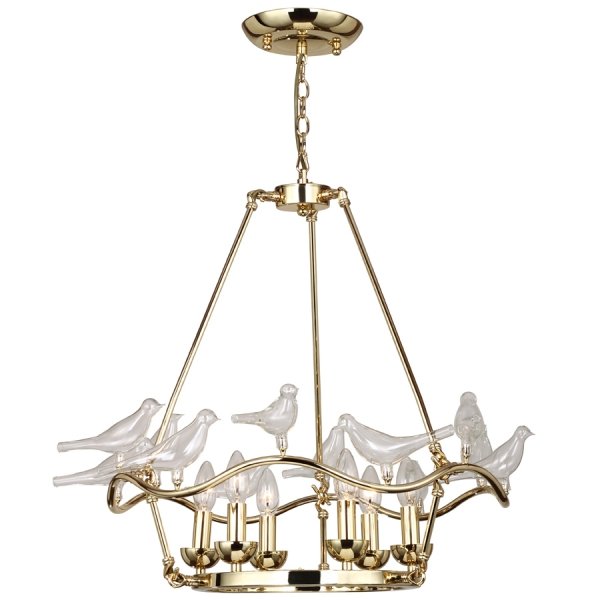 Люстра Dove Chandelier Glass Bird 6