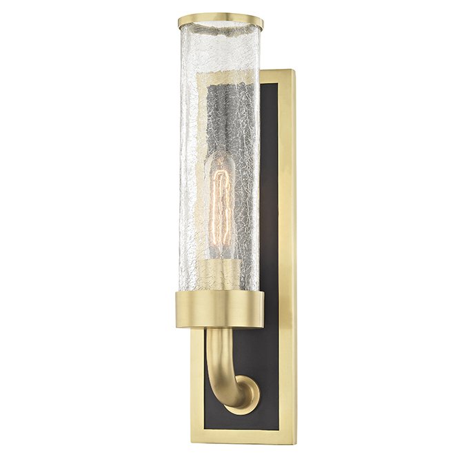 Бра Hudson Valley 1721-AGB Soriano 1 Light Wall Sconce In Aged Brass 44.658 Loft-Concept