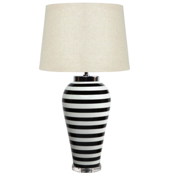 Настольная лампа Black & White Stripes 43.191