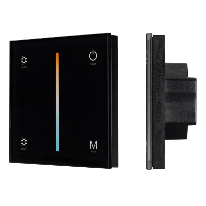 Панель Arlight Smart-P21-Mix-G-IN Black (12-24V, 4x3A, Sens, 2.4G) 033765