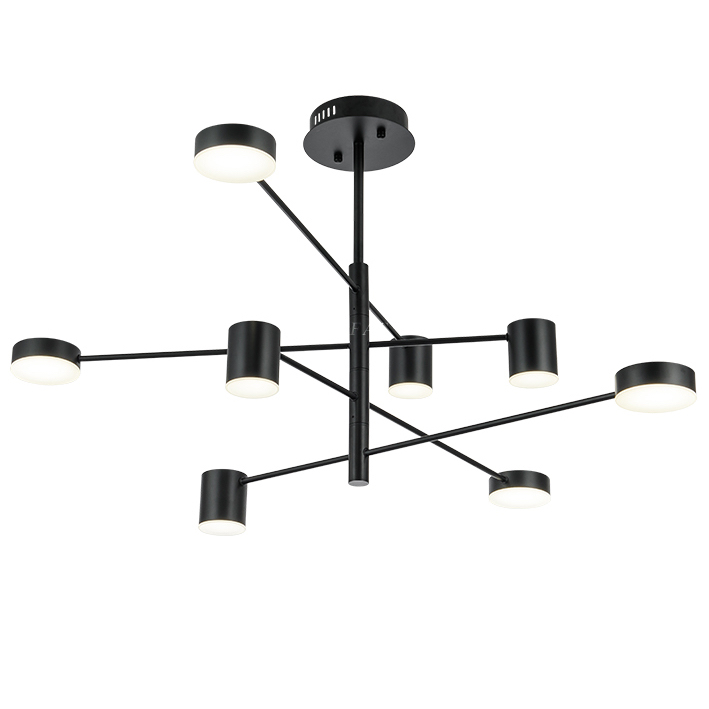 Светильник LED Lighting Black 8 lampholders