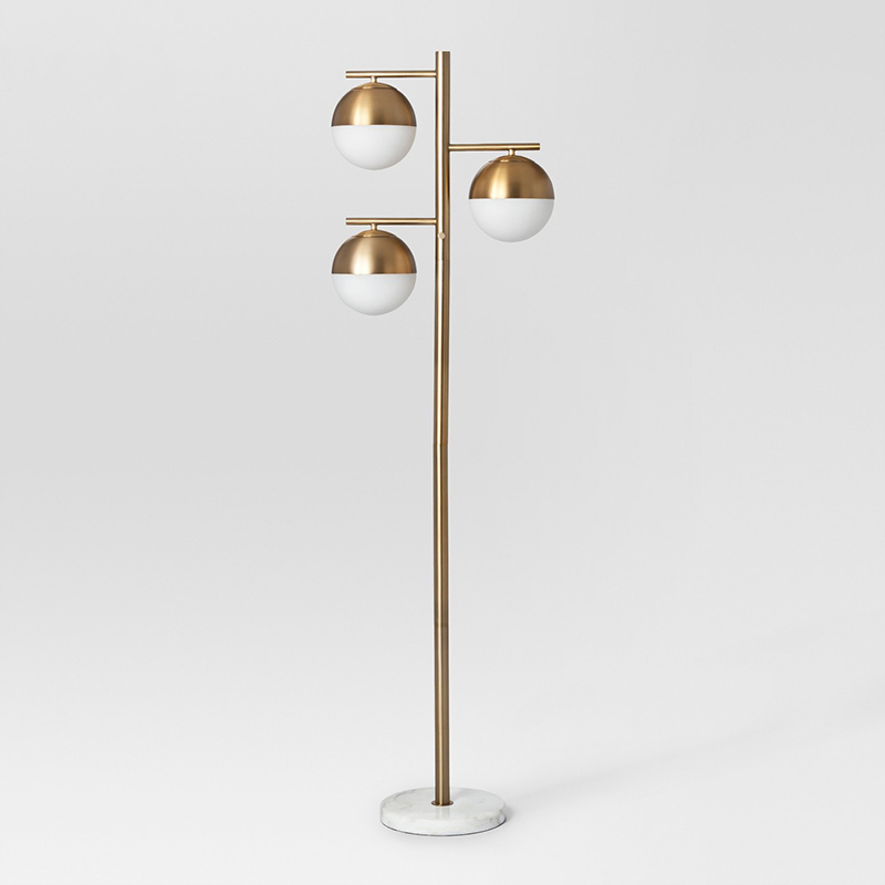 Торшер Geneva Glass Floor Lamp Triple Loft Concept 41.114-0