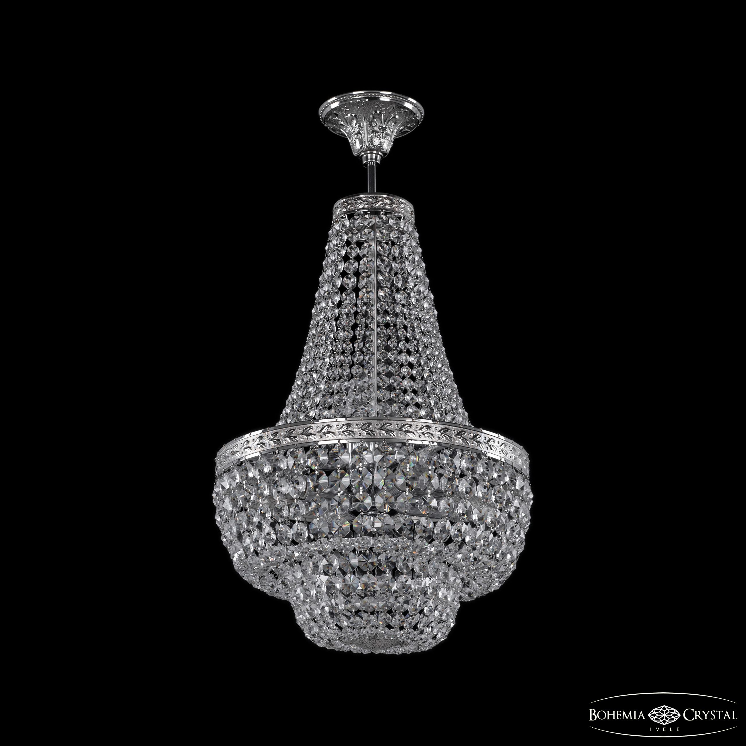 Люстра потолочная Bohemia Ivele Crystal 19101/H2/35IV Ni