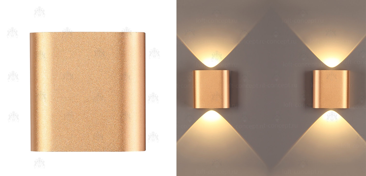 Бра Obverse Gold Square Wall lamp 44.1590-3