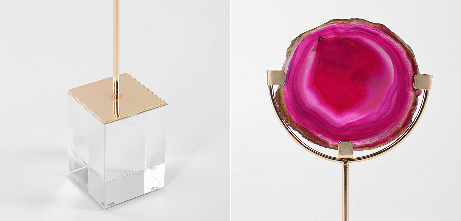 Комплект из 2-х статуэток AGATE DESIGN Pink Loft Concept 60.446