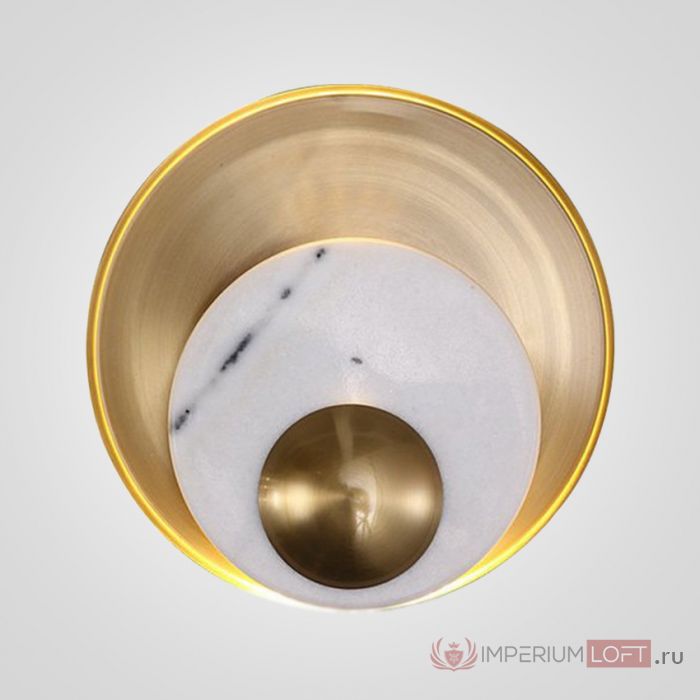 Бра Ginger &Amp; Jagger Pearl Wall Lamp Round Gold 44.614 144378-22
