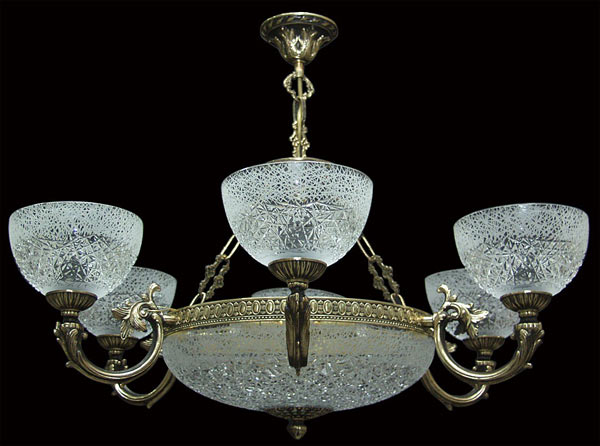 Люстра из хрусталя ХН-О-6+3 Зима