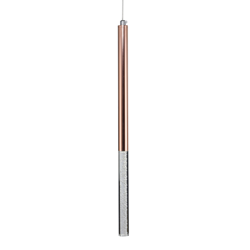 Подвесной светильник Trumpet tube boiling pink gold 40.3799