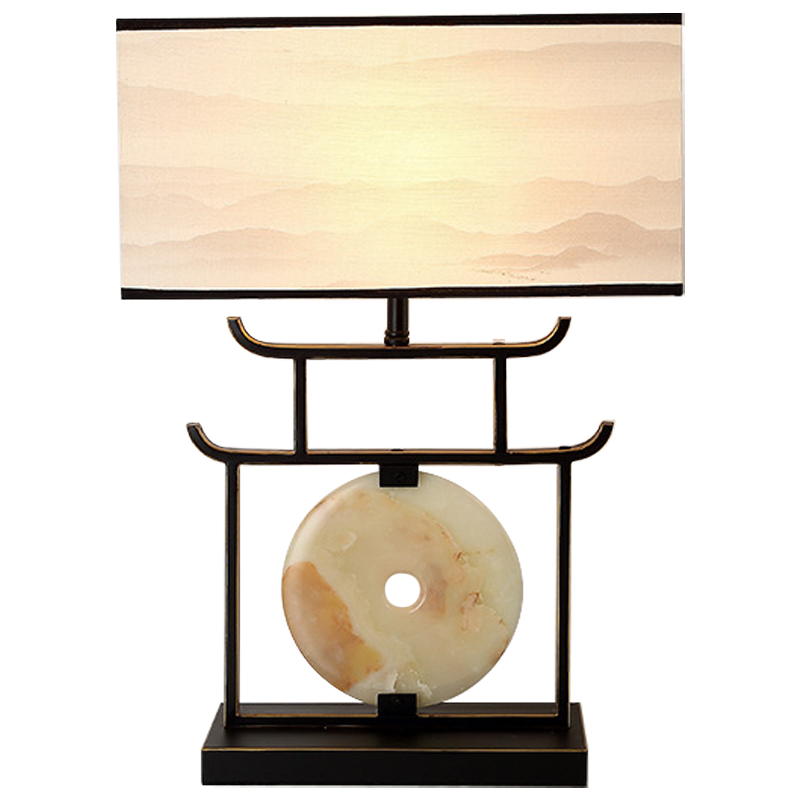 Настольная лампа с абажуром Chinese Style Modern Table Lamp Loft-Concept 43.1109-0