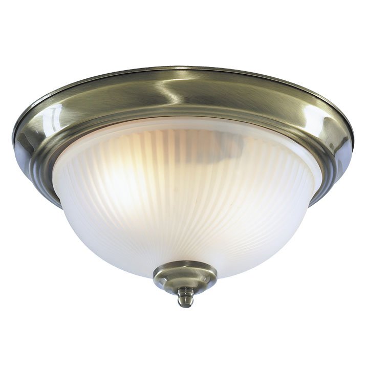 Потолочный светильник Flush Mount Ceiling Light antic milky glass