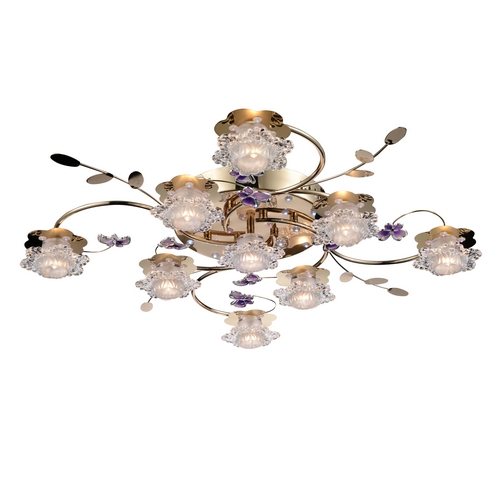 Люстра потолочная Arte Lamp PETALI A3109PL-9GO