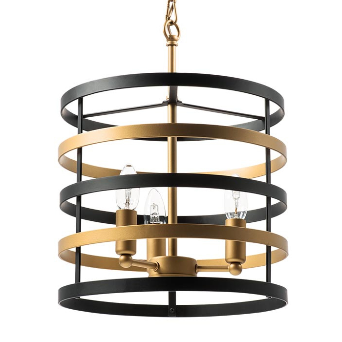 Люстра Gold Stripes Chandelier 3