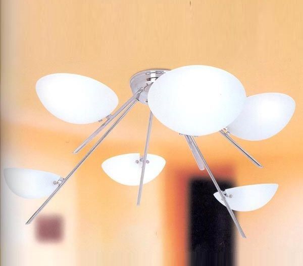 ST-58/6WH — Люстра потолочная ST Luce, 6 плафонов, белый, хром