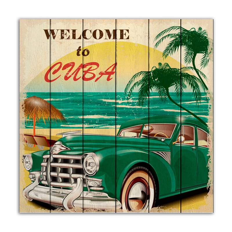 Постер Welcome to Cuba Loft Concept 80.488-3