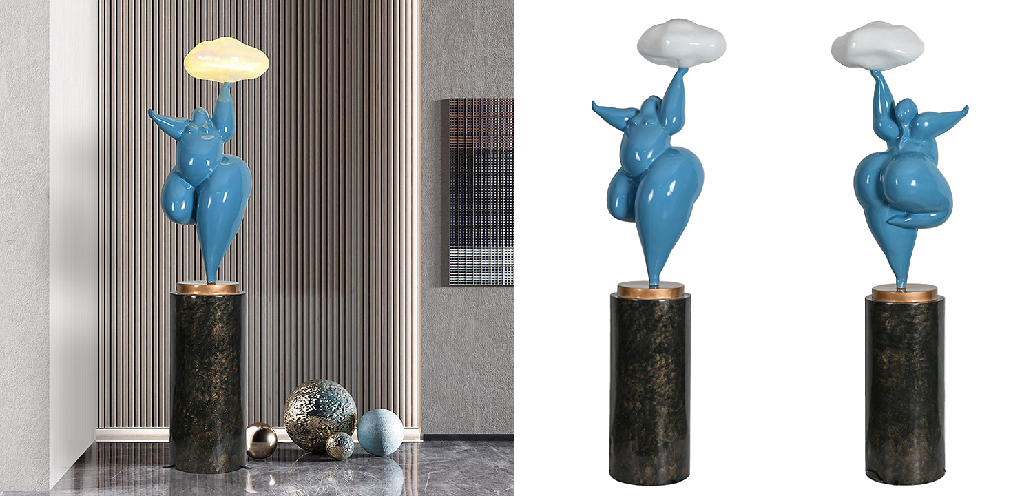 Торшер In The Clouds Blue Floor Lamp Loft-Concept 41.458-0