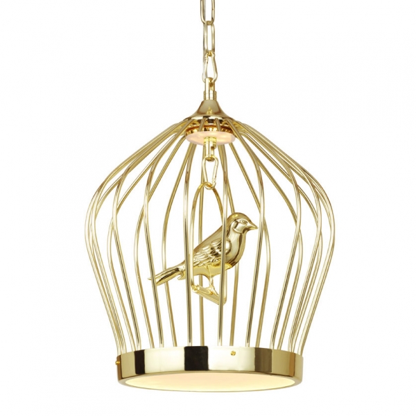 Люстра Birdcage Chandelier Gold Loft Concept 40.1272