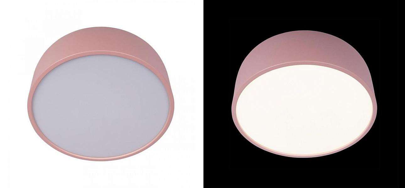 Светильник потолочный круглый Color cup Pink Loft-Concept 48.509-3