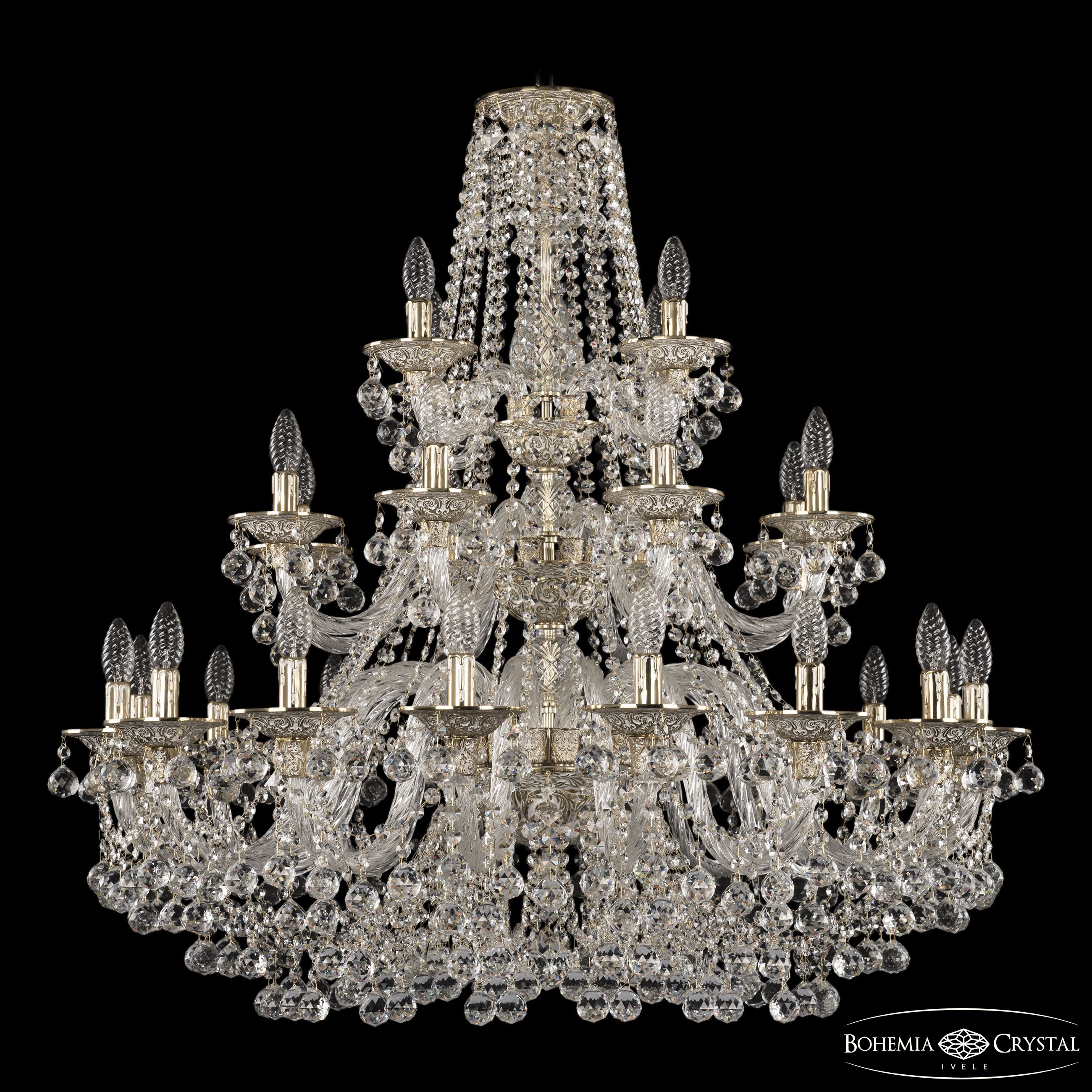 Люстра Bohemia Ivele Crystal 16109/16+8+4/360/3d GW