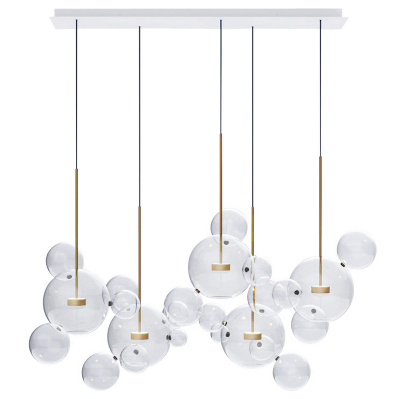 Люстра Zigzag Chandelier 24 BUBBLE Linear 2