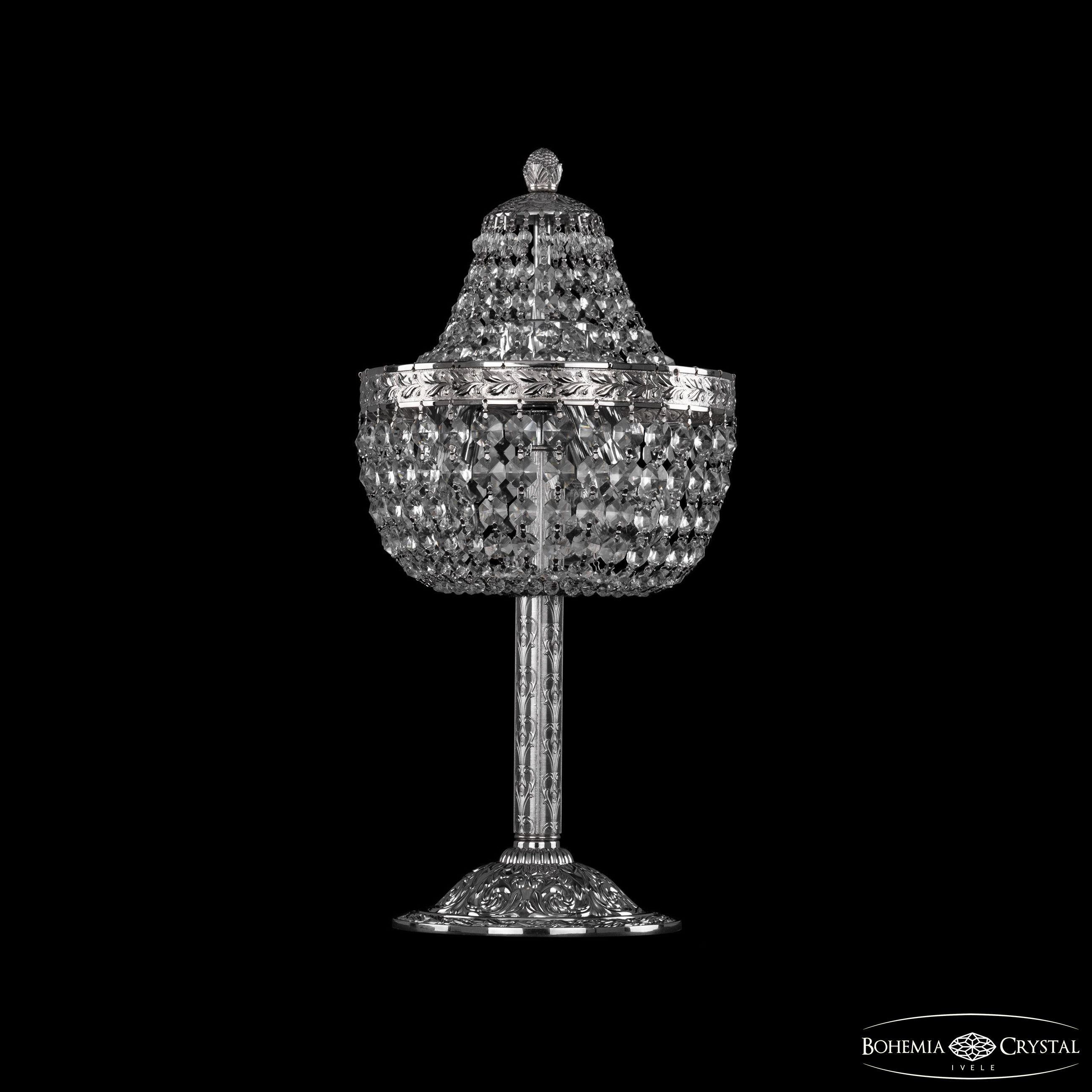 Настольная лампа Bohemia Ivele Crystal 19111L6/H/20IV Ni